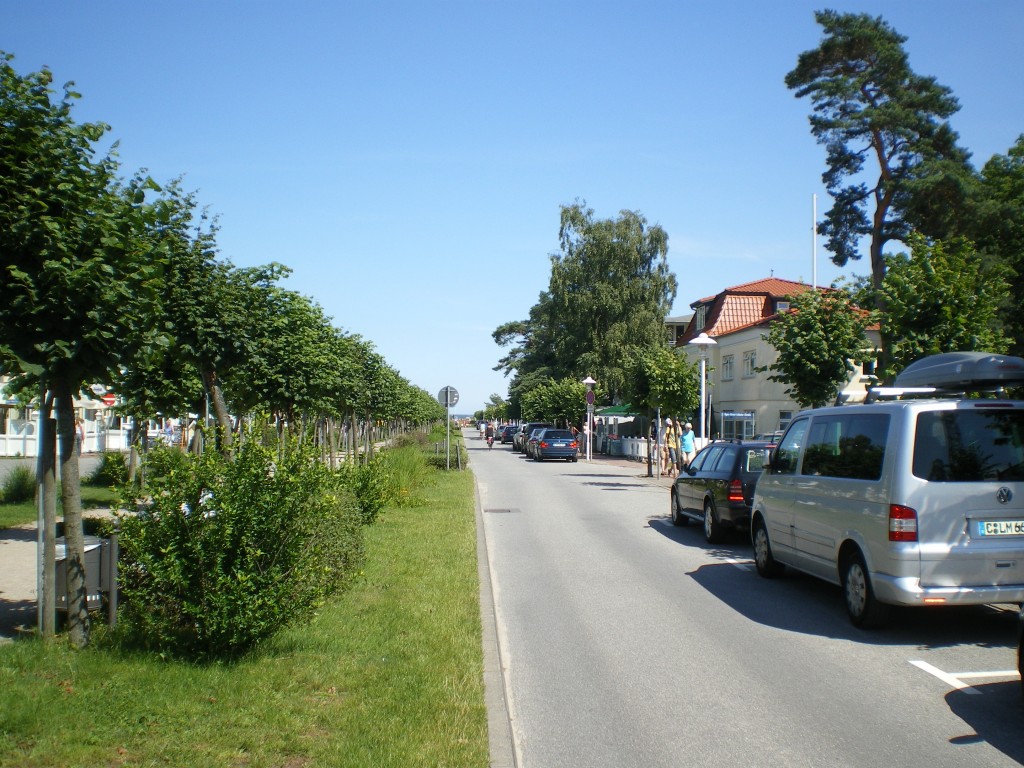 Strandstraße in Baabe